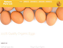 Tablet Screenshot of naturepure.us